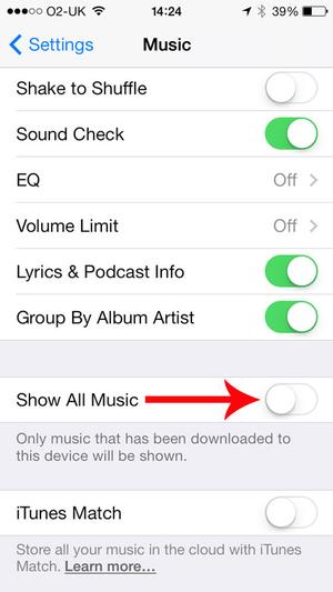 eliminar canciones de tu iPhone en iOS 7