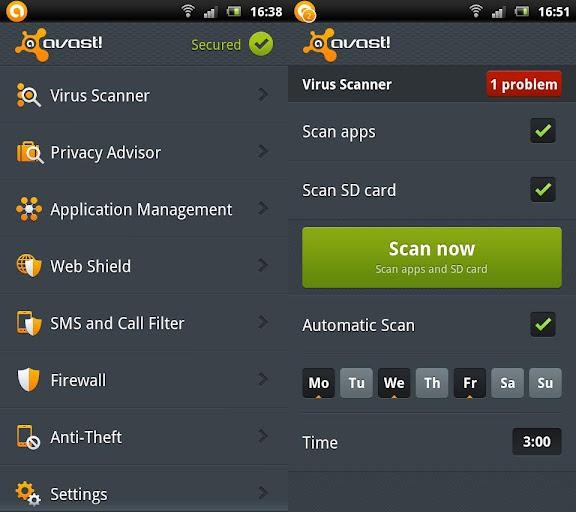Avast! Mobile Security 