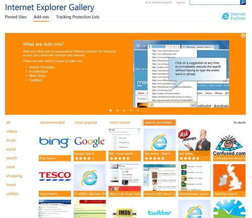 cambiar motor de búsqueda en Internet Explorer