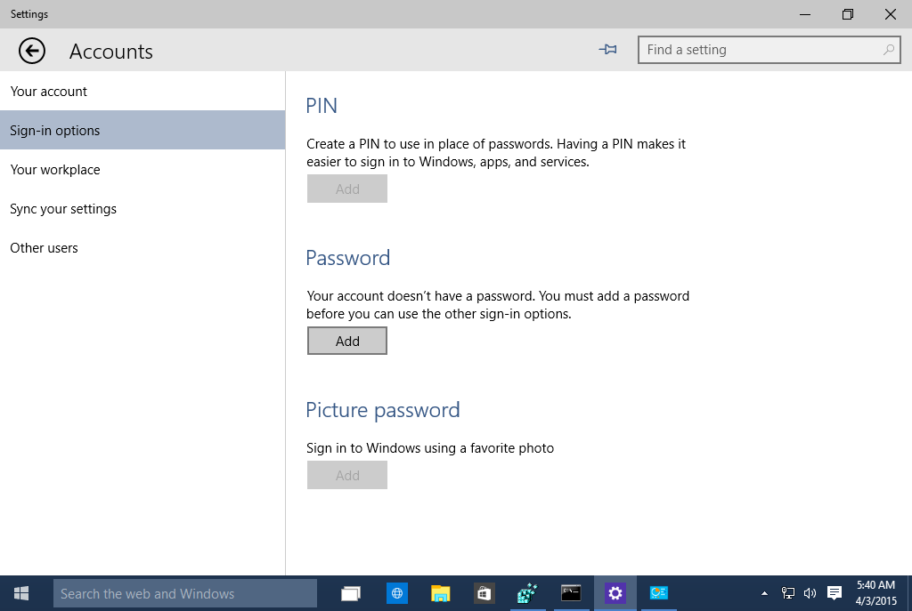  contraseña de usuario en Windows 10