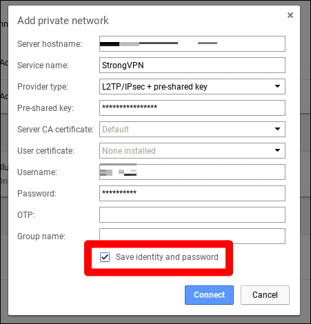 Chromebook VPN