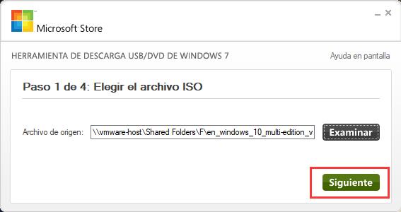Windows USB/DVD Download Tool 